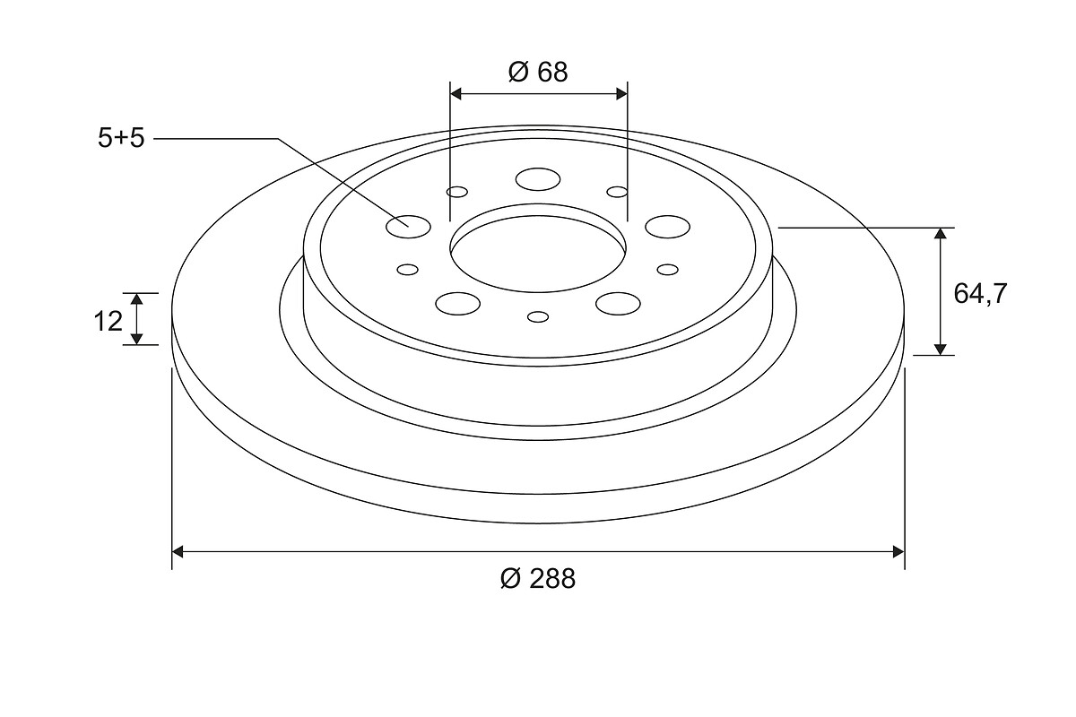 Disques de frein VALEO 672596